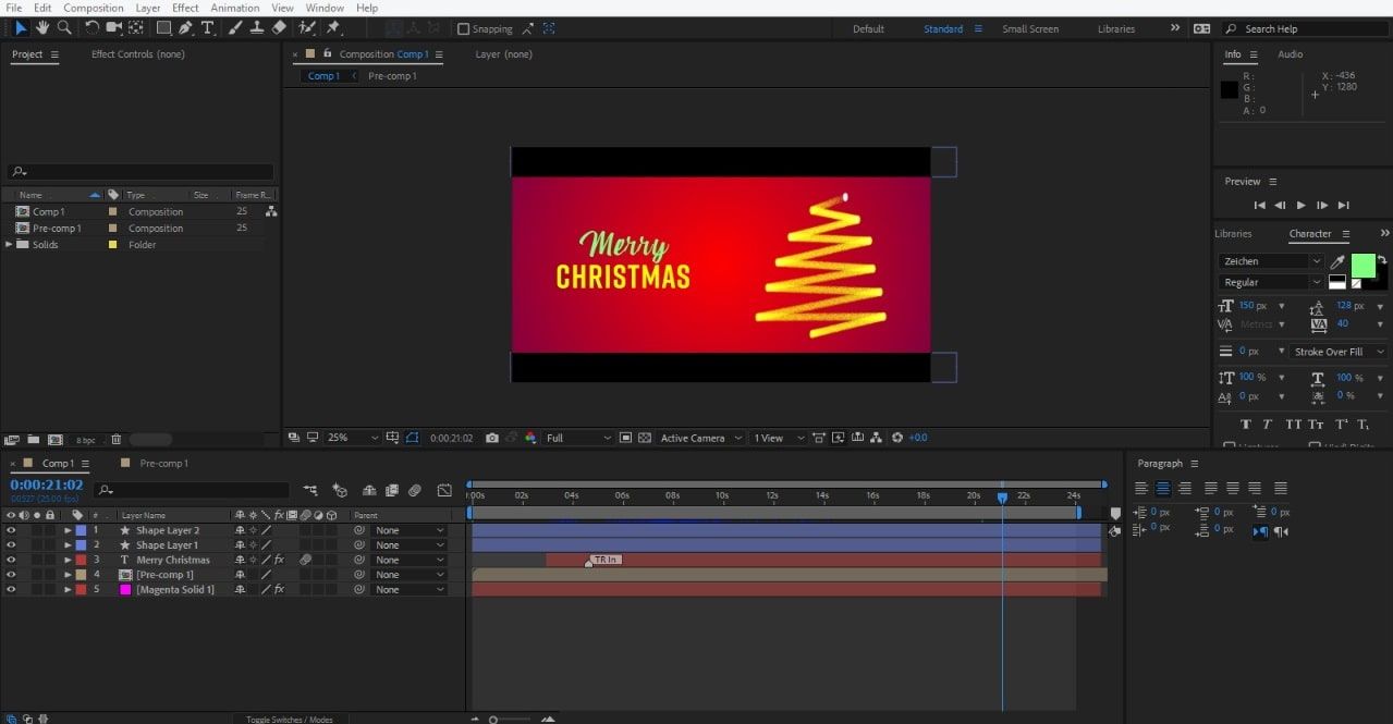 How to Create Christmas Tree Animation in Adobe After Effects | TakeTones  Blog